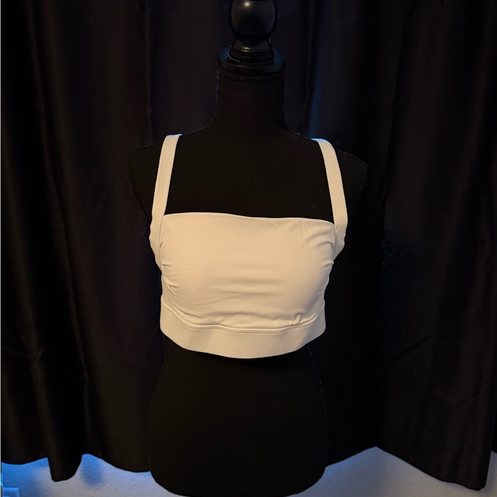 Women's White XL sports bra